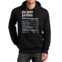 Paper Plates Nutrition Facts Thanksgiving Christmas T Shirt Unisex Hoodie | Artistshot