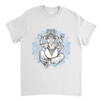 Hindu Elephant God Ganesha Oriental India Henna Tee Classic T-shirt | Artistshot