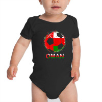 Oman Flag Jersey Supporter Omani Soccer Team Omani Baby Bodysuit | Artistshot