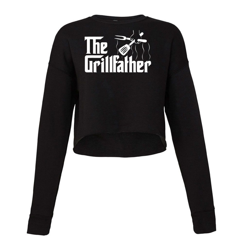 The Grillfather Bbq Grill & Smoker Barbecue Chef Cropped Sweater by Elisaclothing | Artistshot