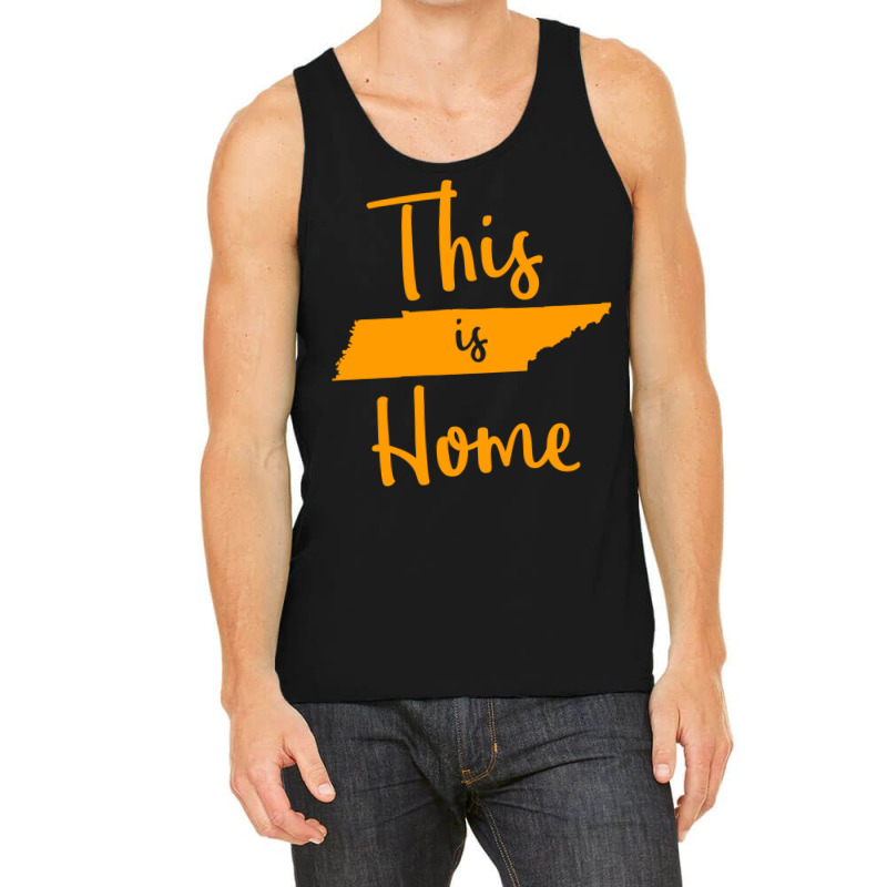 Tennessee State Graphic Gift Orange Tennessee This Is Home Sweatshirt Tank Top by MalcolmJCausby | Artistshot