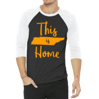 Tennessee State Graphic Gift Orange Tennessee This Is Home Sweatshirt 3/4 Sleeve Shirt | Artistshot