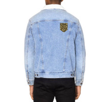 Cheetah Print Pocket Unisex Sherpa-lined Denim Jacket | Artistshot
