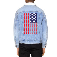 Beer Pong American Flag Unisex Sherpa-lined Denim Jacket | Artistshot