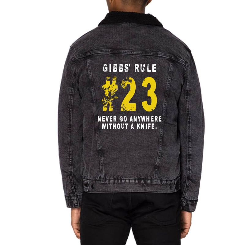 Gibbs's Rules 23 Unisex Sherpa-lined Denim Jacket | Artistshot