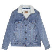 Light It Up Blue For Autism Awareness Unisex Sherpa-lined Denim Jacket | Artistshot