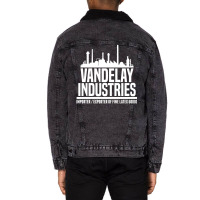 Vandelay Industries Unisex Sherpa-lined Denim Jacket | Artistshot