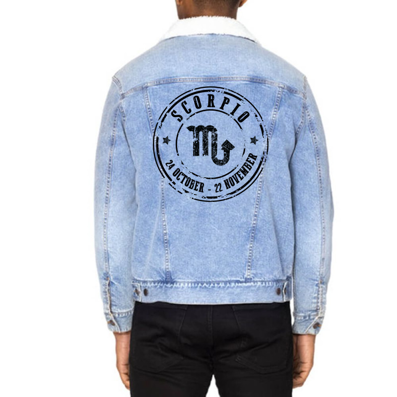Scorpio Unisex Sherpa-lined Denim Jacket | Artistshot
