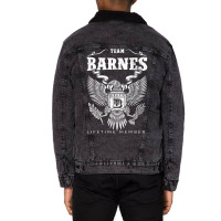 Barnes Lifetime Member Unisex Sherpa-lined Denim Jacket | Artistshot