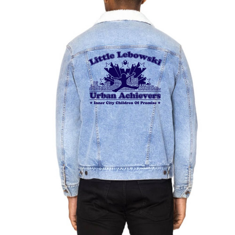 Little Lebowski Urban Achievers Unisex Sherpa-lined Denim Jacket | Artistshot