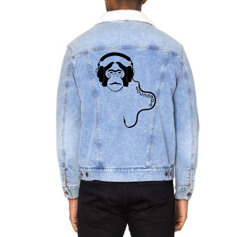 Soundape Unisex Sherpa-Lined Denim Jacket by DitreamX | Artistshot