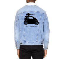 The Smart Car Unisex Sherpa-lined Denim Jacket | Artistshot