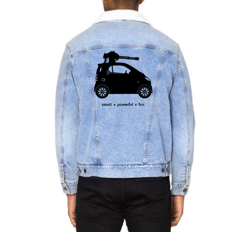 The Smart Car Unisex Sherpa-lined Denim Jacket | Artistshot