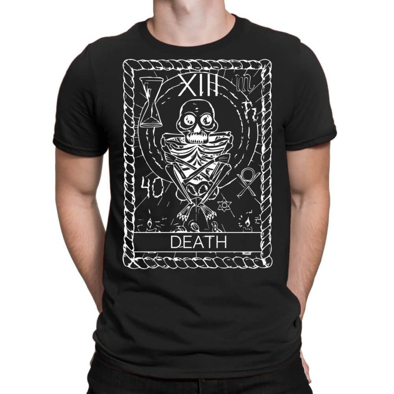 Vintage Occult Death Tarot Card Satanic Witchcraft T-Shirt by behindcedar22 | Artistshot