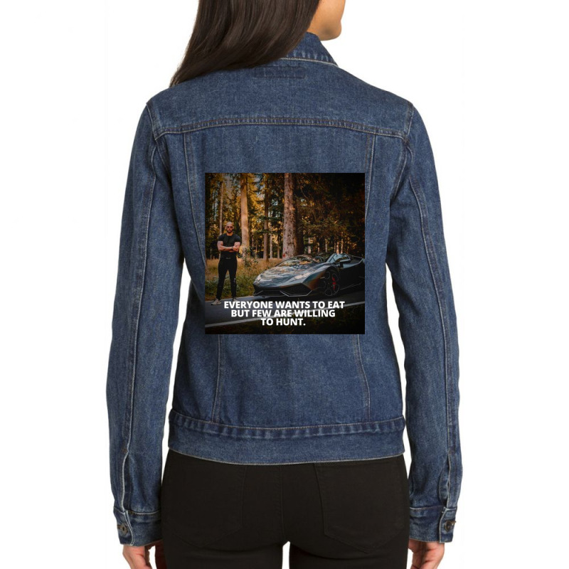 Andrew Tate Ladies Denim Jacket by BENTILDAJOHNSON | Artistshot