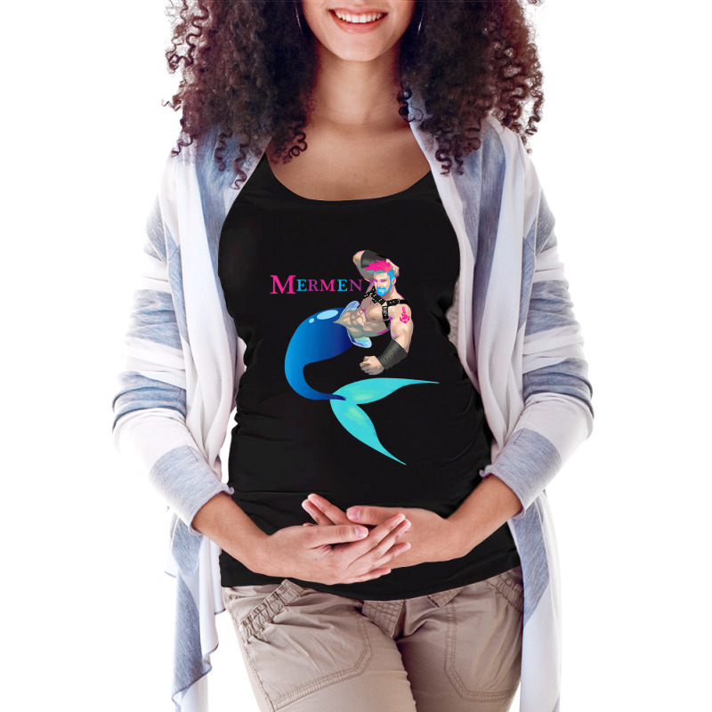 Merman Gay Cruise T-shirts Beaches Boats And Bros Maternity Scoop Neck T-shirt by degreesgunner | Artistshot