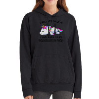 I Just Need To Be Dramatic Lazy Unicorn Vintage Hoodie | Artistshot