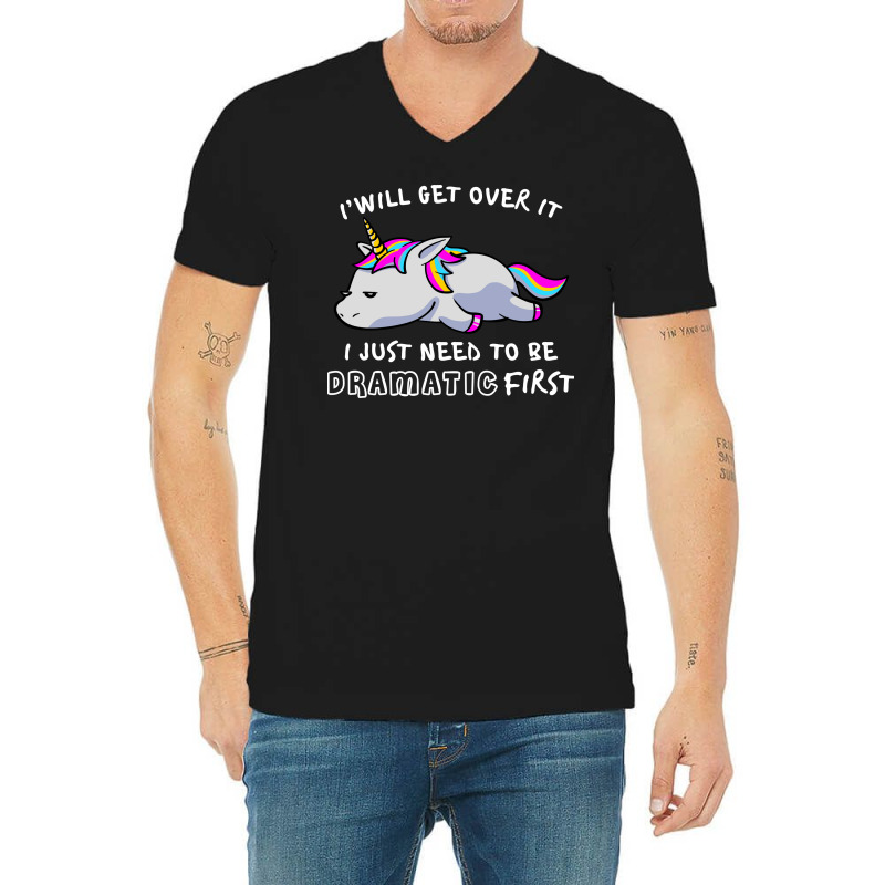 Unicorn Meme V-Neck Tee by celvin | Artistshot