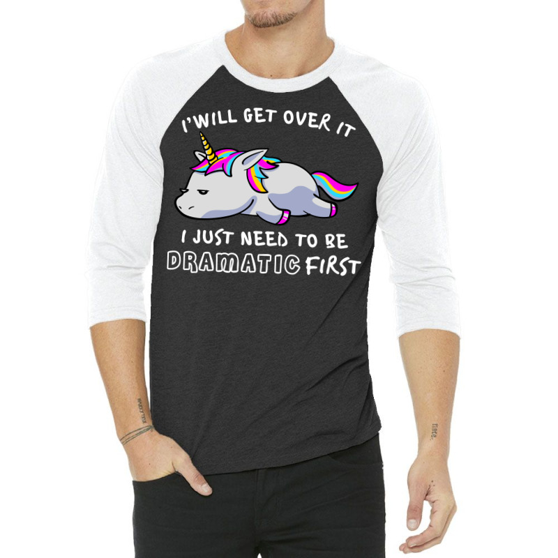 Unicorn Meme 3/4 Sleeve Shirt by celvin | Artistshot