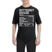 Thanksgiving Christmas Food Facts Butternut Squash Nutrition T Shirt Youth Tee | Artistshot