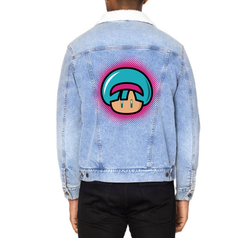 Bulm Up Unisex Sherpa-Lined Denim Jacket by Karlangas | Artistshot