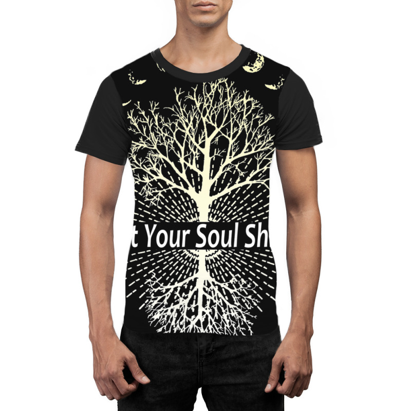 Phases Of The Moon Let Your Soul Shine Tree Graphic T-shirt by brumfieldportillo7vlpq8 | Artistshot