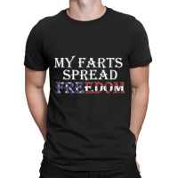 My Farts Spread Freedom Redneck Country Joke Usa Flag Humor T-shirt | Artistshot