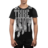 Indigenous Feather Native America Found My Tribe Usnt Graphic T-shirt | Artistshot