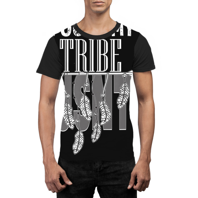 Indigenous Feather Native America Found My Tribe Usnt Graphic T-shirt by oatesorlandoi9eepf | Artistshot