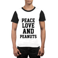 Peace Love And Peanuts  Chiffon Top Graphic T-shirt | Artistshot