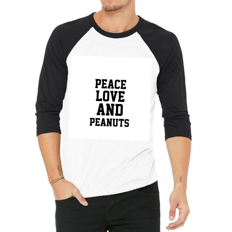 Peace Love And Peanuts  Chiffon Top 3/4 Sleeve Shirt | Artistshot