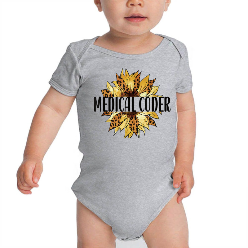 Medical Coder Sunflower Medical Coding Clinical Coder T Shirt Baby Bodysuit by scavo | Artistshot