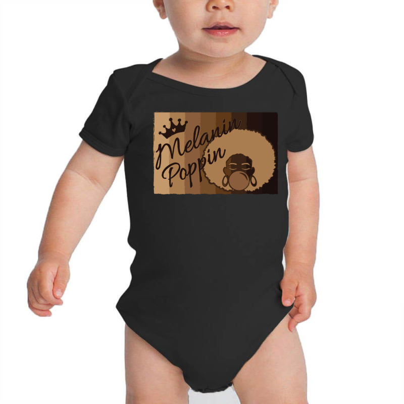 Melanin Poppin Sweatshirt Baby Bodysuit | Artistshot