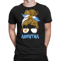 Argentina For Girl Argentine Flag For Women Argentinian T Shirt T-shirt | Artistshot