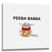 Peeba Babba Metal Print Square | Artistshot