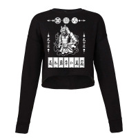 Bushido Code Samurai Japanese Warrior Kanji T Shirt Cropped Sweater | Artistshot