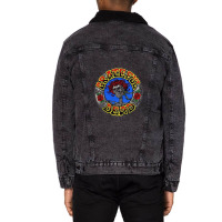 Grateful Roses Unisex Sherpa-lined Denim Jacket | Artistshot