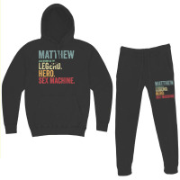 First Name Matthew Legend Hero Sex Machine Matthew Name T Shirt Hoodie & Jogger Set | Artistshot