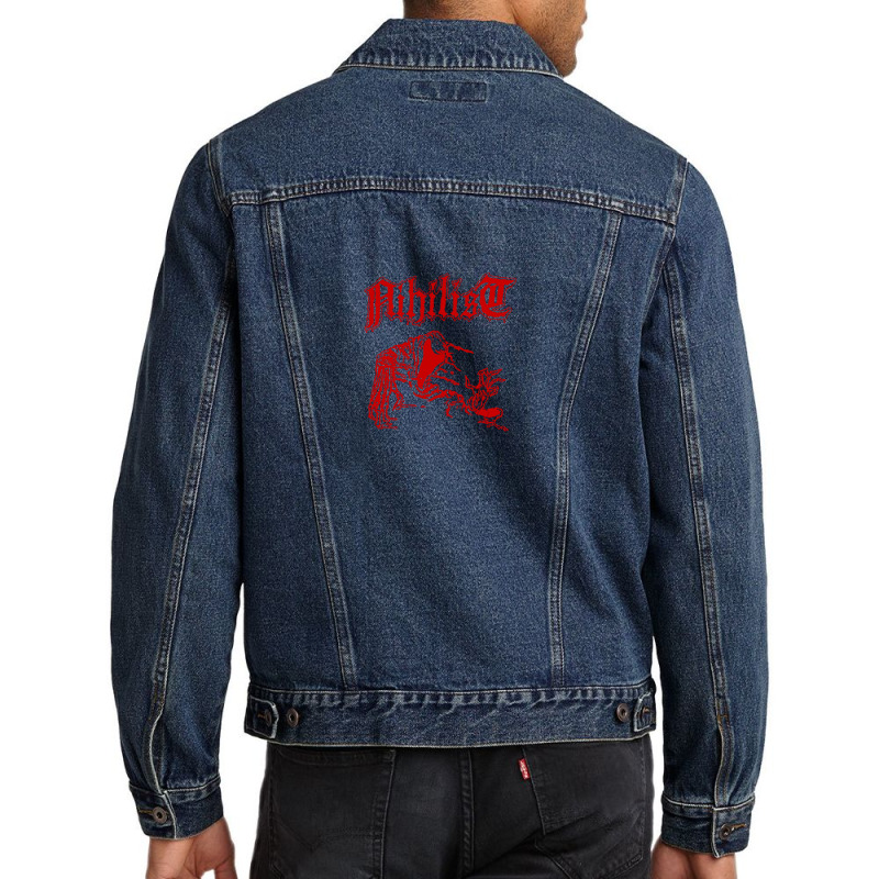 Nihilist Men Denim Jacket by MichaelSchales | Artistshot