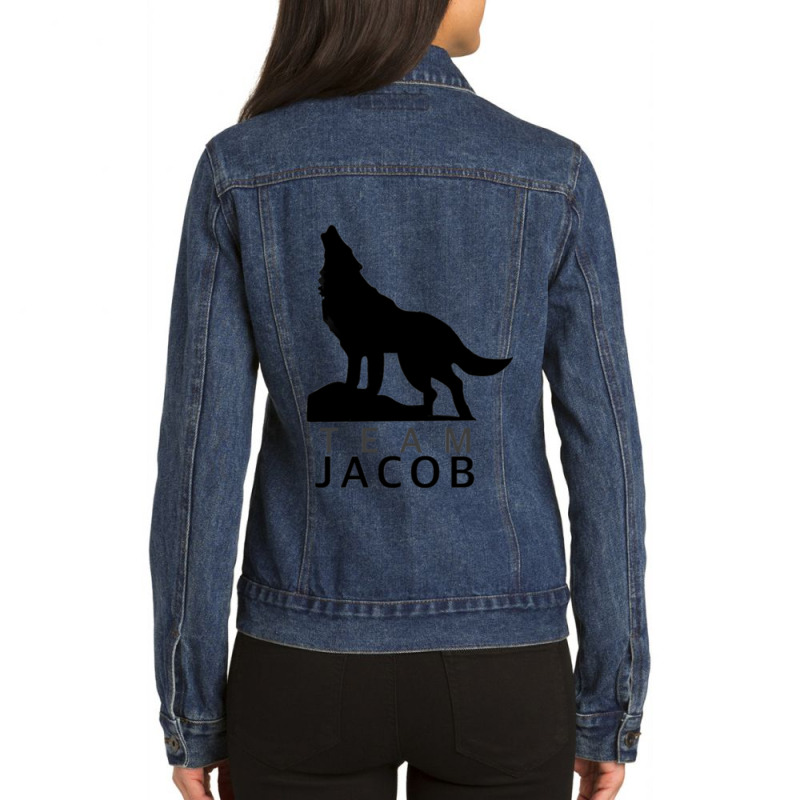 Team Jacob Ladies Denim Jacket by ANITRAMATHIS | Artistshot