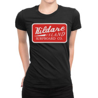 Kildare Island Surf Classic Ladies Fitted T-shirt | Artistshot