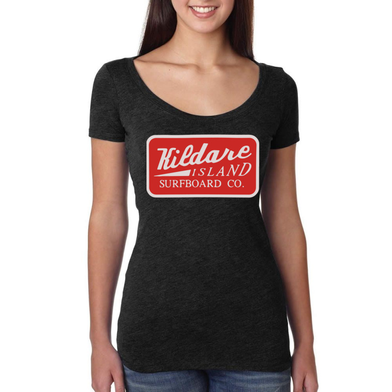 Kildare Island Surf Classic Women's Triblend Scoop T-shirt by josephzindel | Artistshot