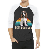 English Springer Spaniel Dog Breed 3/4 Sleeve Shirt | Artistshot