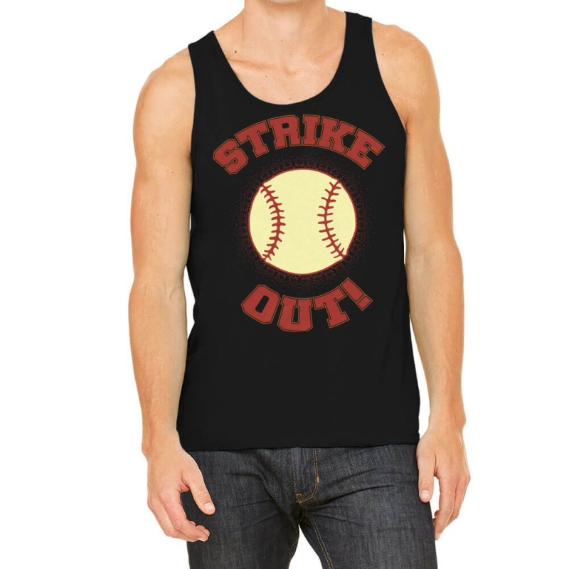 Vintage Strike Out Tank Top by JeremyHurley | Artistshot