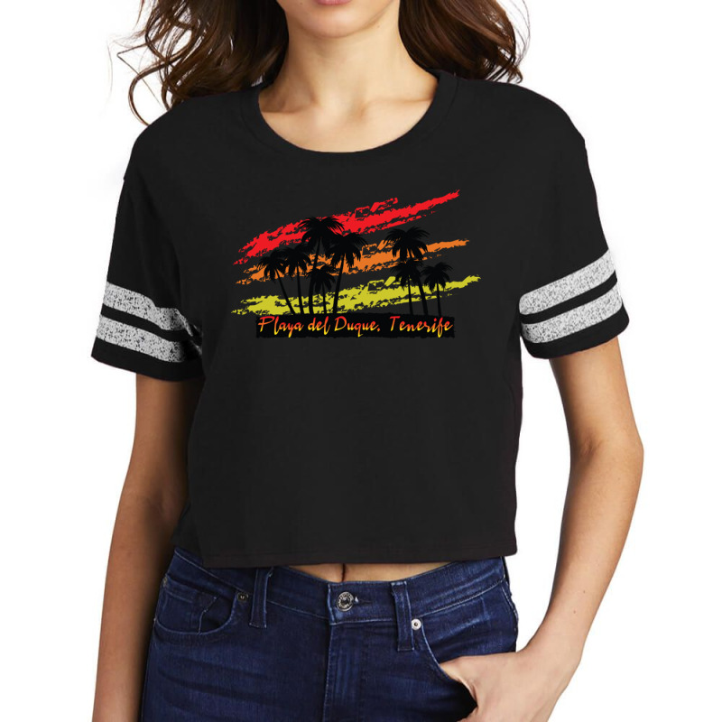 Playa Del Duque Tenerife Tee Scorecard Crop Tee by EdieTiffany | Artistshot