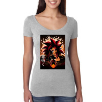 Super Saiyan 4-fdftd Women's Triblend Scoop T-shirt | Artistshot