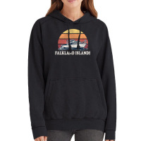 Falkland Islands Vintage Boating 70s Retro Boat Design Long Sleeve Vintage Hoodie | Artistshot