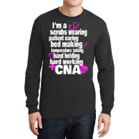 Womens Hard Working Cna Certified Nursing Assistan Long Sleeve Shirts | Artistshot