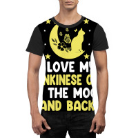 I Love My Tonkinese Cat To Moon Cat Lover Funny Kitten T Shirt Graphic T-shirt | Artistshot