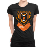 Fierce Modern Bear Down Party Tailgate Sunday Football Ladies Fitted T-shirt | Artistshot